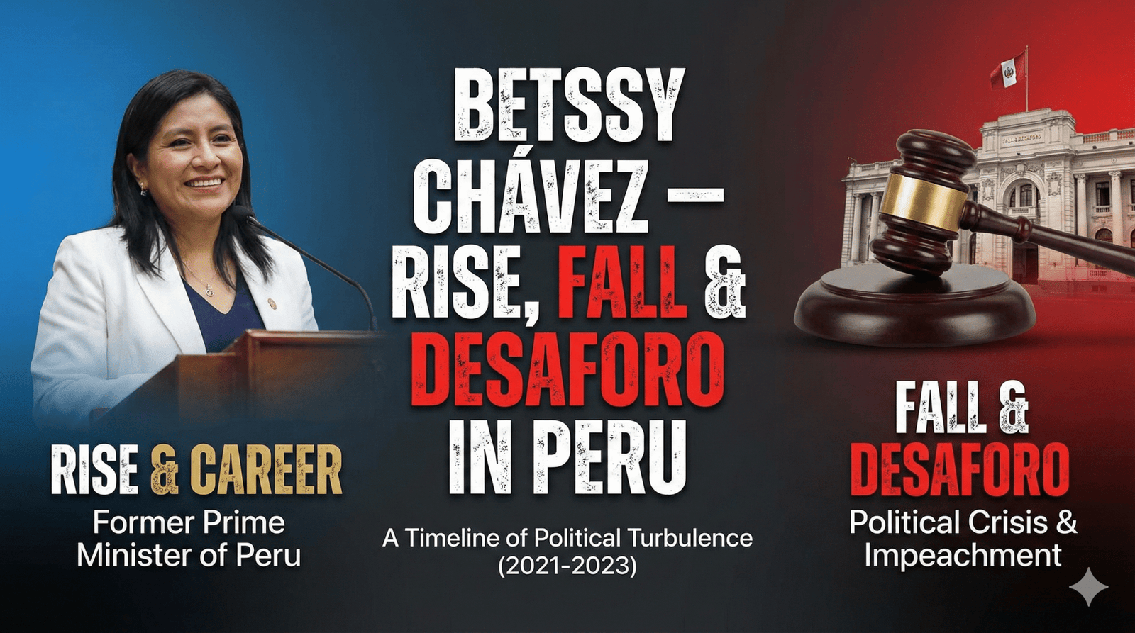 Read more about the article Betssy Chávez: From Political Rise to “Desaforan a Betssy Chaves” Crisis