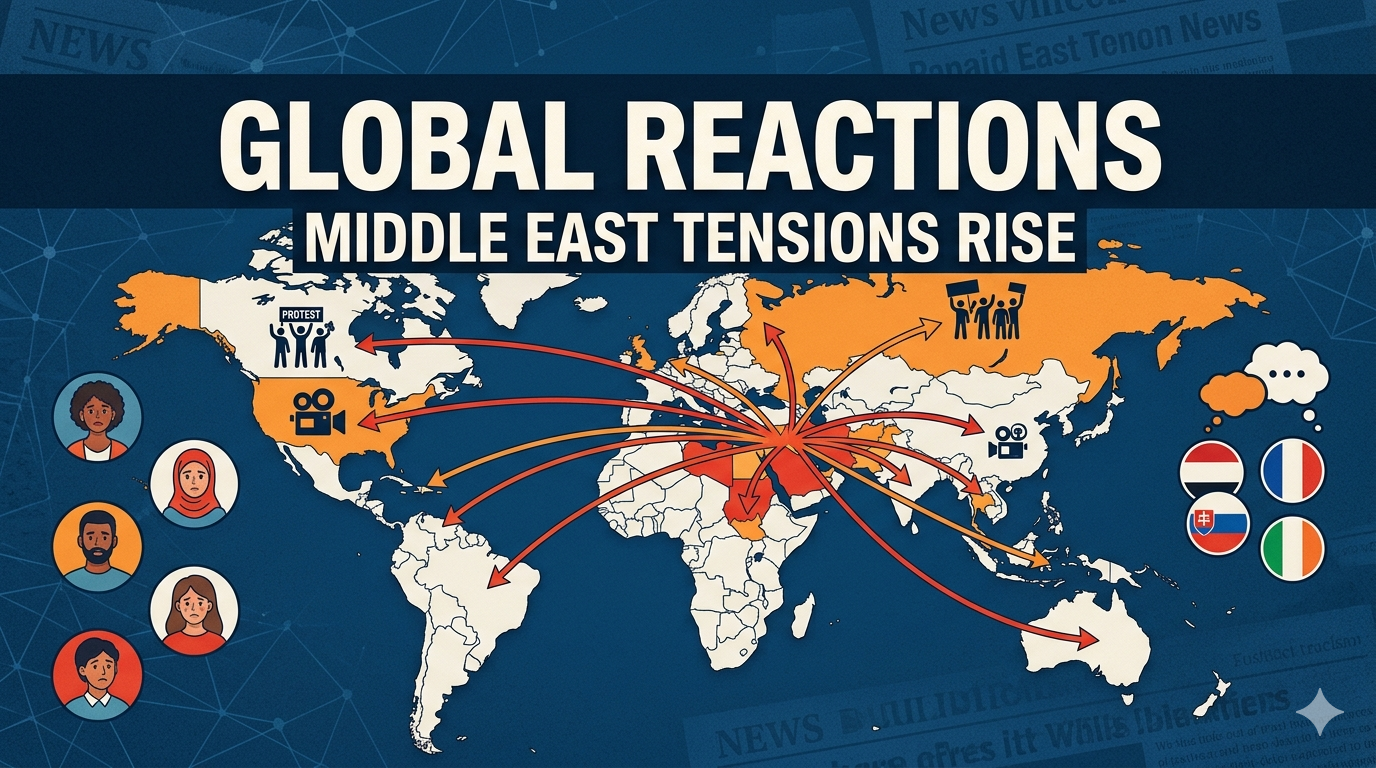 Read more about the article International Community Reacts to Current Middle East Situation