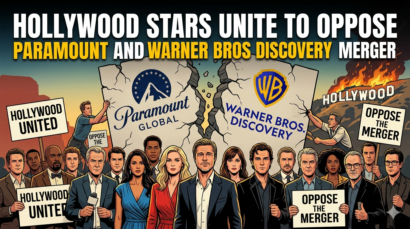 You are currently viewing Hollywood Stars Unite to Oppose Paramount and Warner Bros Discovery Merger